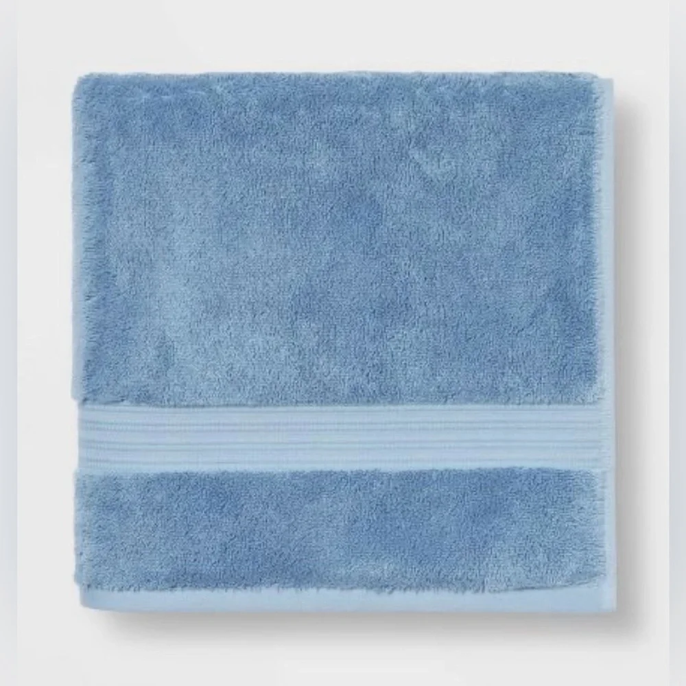 Soft Blue Washcloths